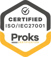 Certified ISO/IEC 27001 — Proks Certification